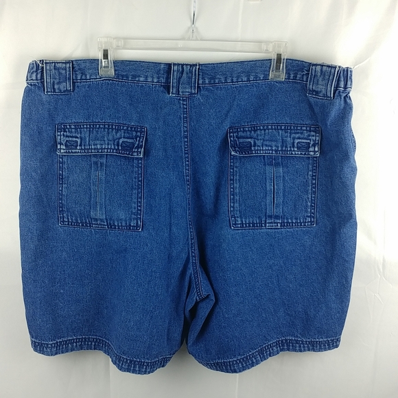 croft & barrow Shorts Croft Barrow Mens Denim Cargo Hiking Shorts